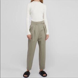 Anine Bing Mycah Trousers Khaki Green SZ 38/6 P